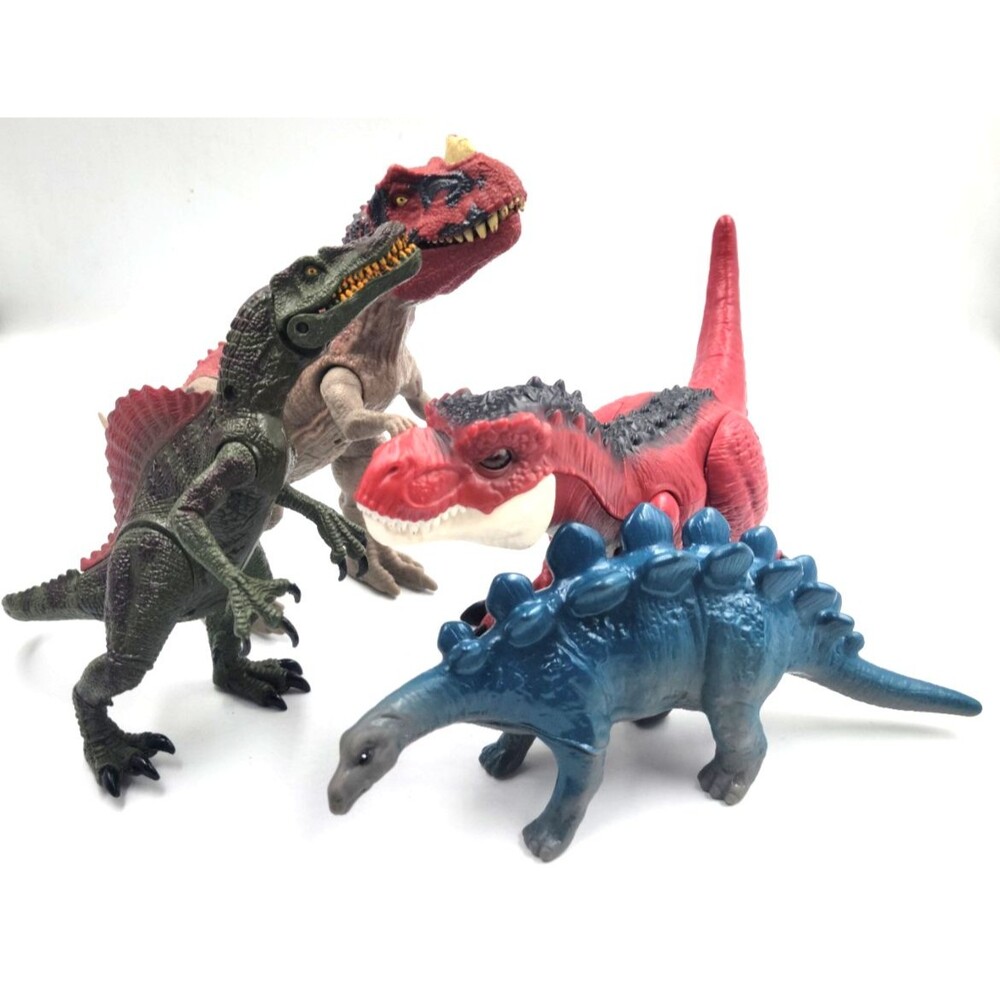 Dinosaur Lot of 4 Jurassic World, Zuru, and Generic. Two with Action and Sound